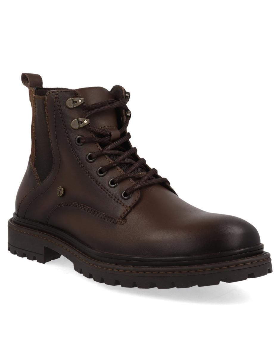 Bota de piel para hombre