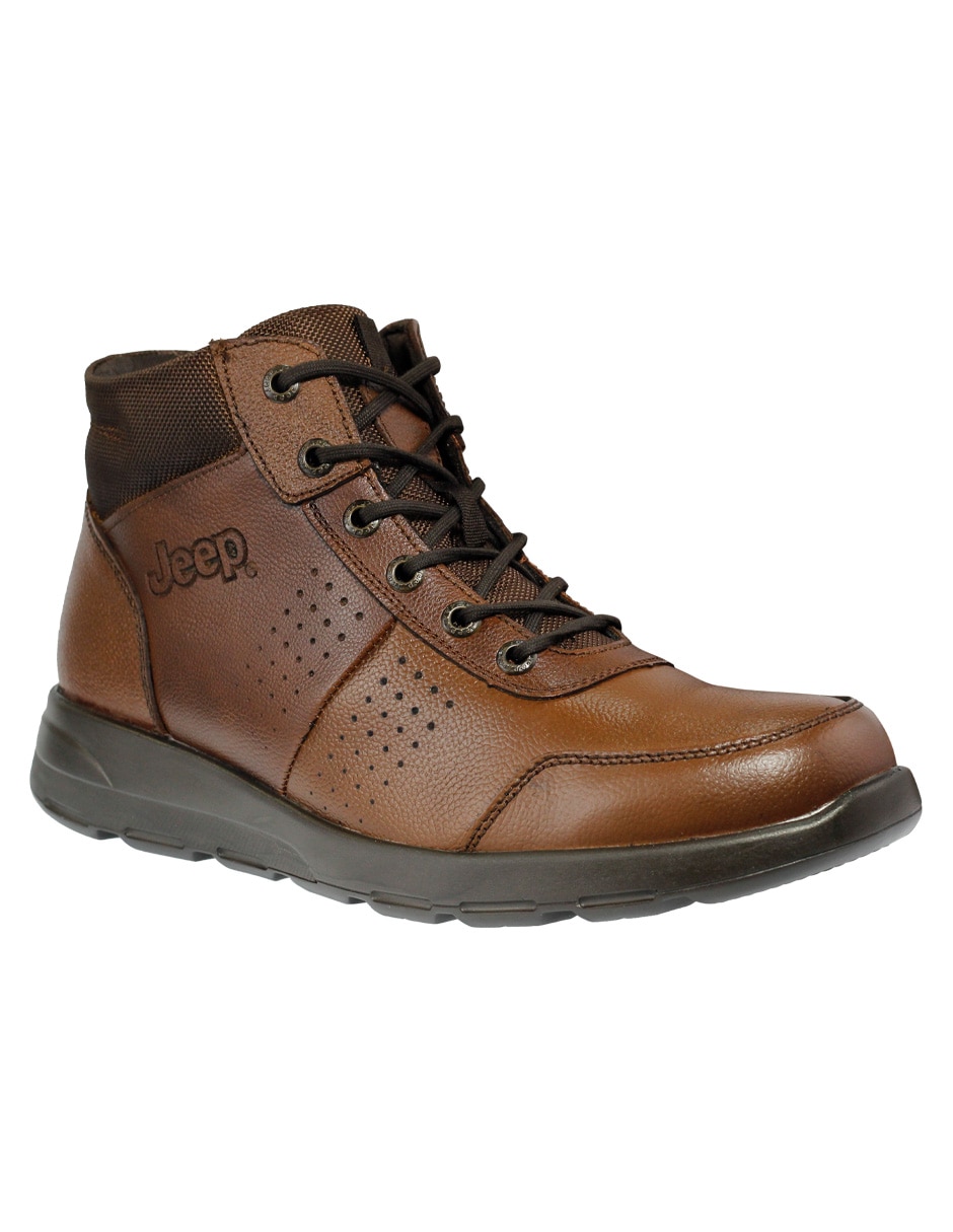 Botín de piel para hombre