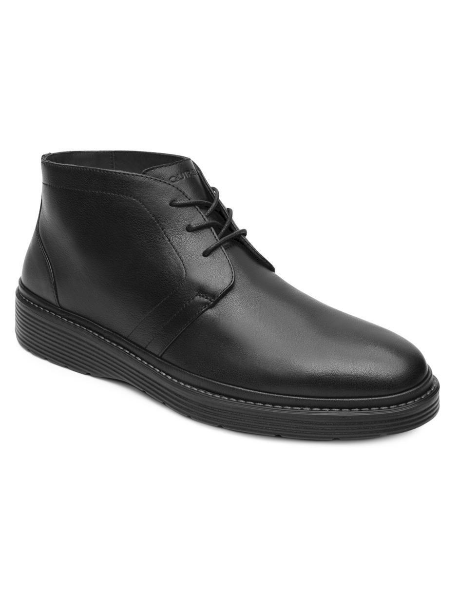 Botín de piel para hombre