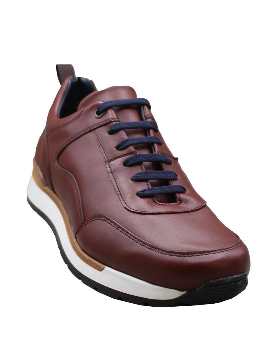 Tenis de piel para hombre