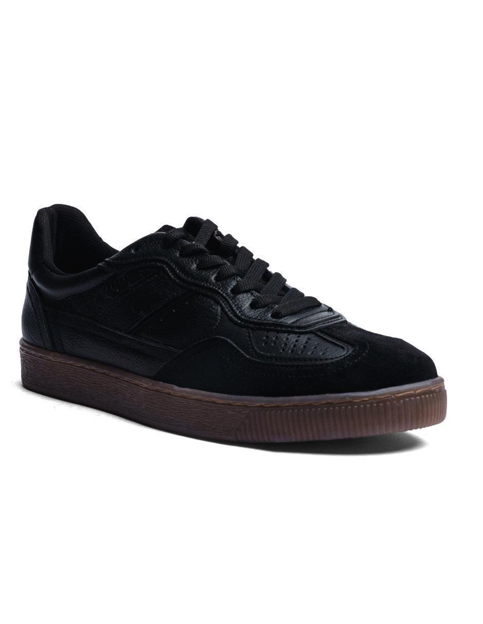Tenis de piel para hombre