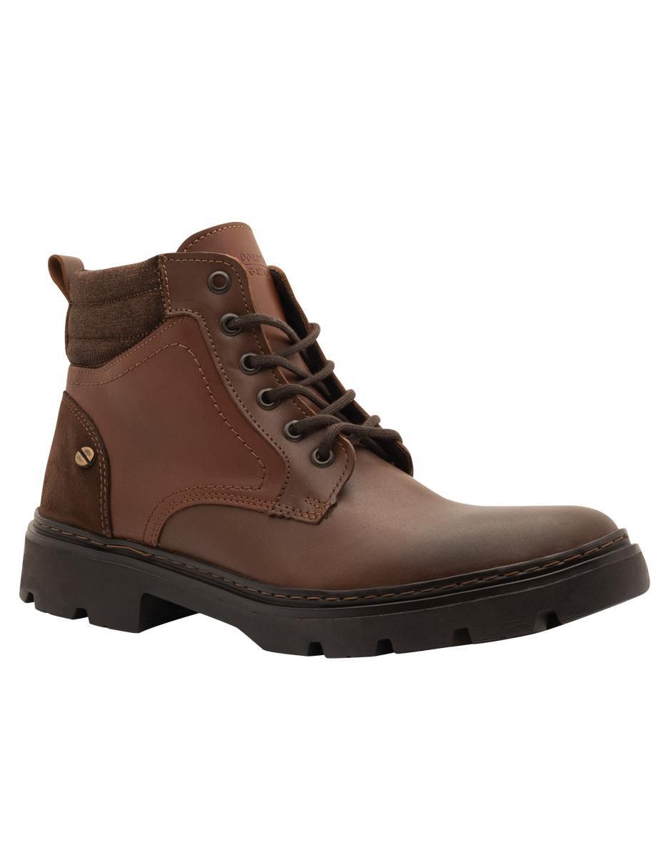 Botín de piel para hombre