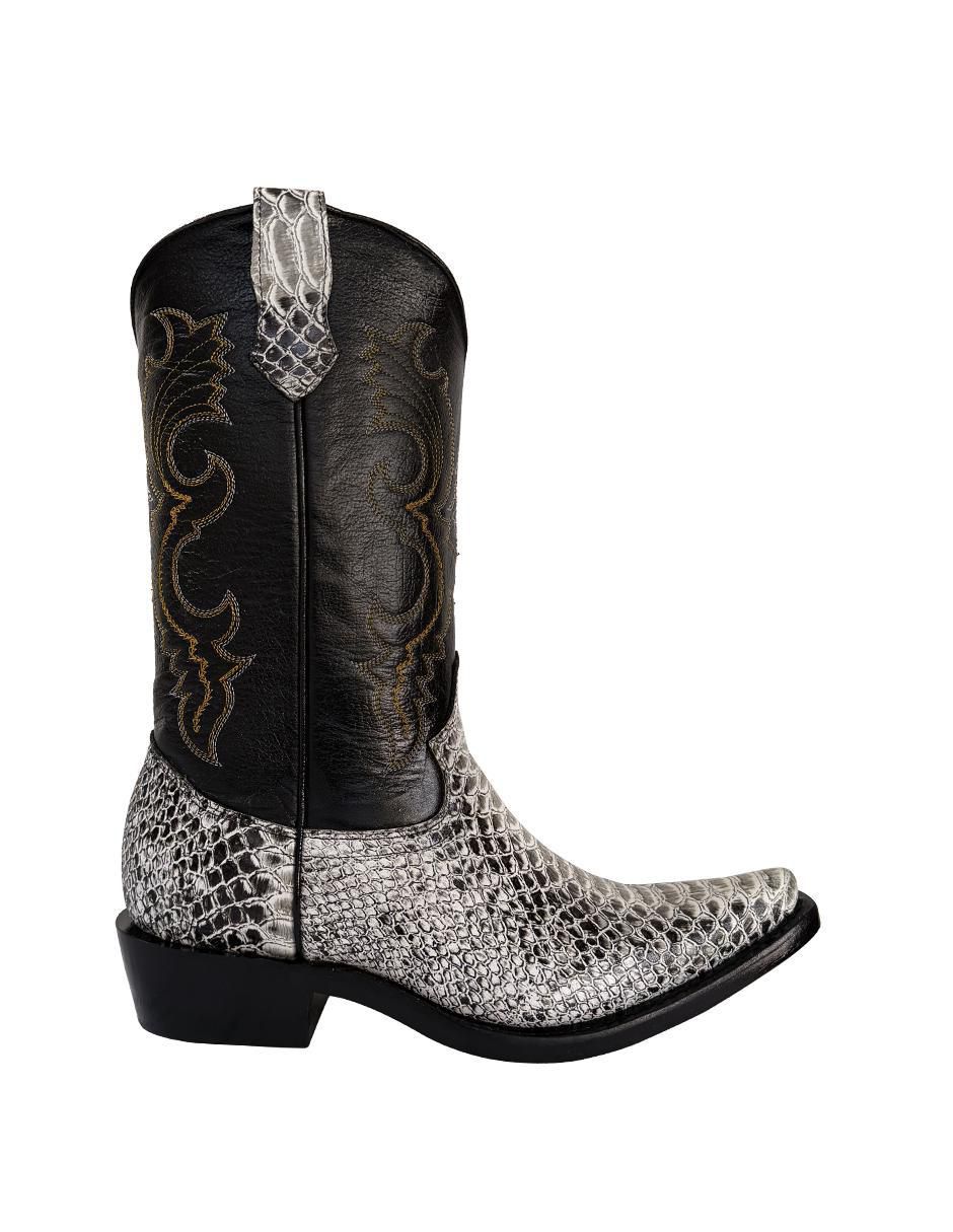 Bota de piel para hombre