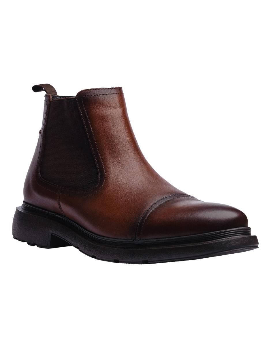 Botín de piel para hombre