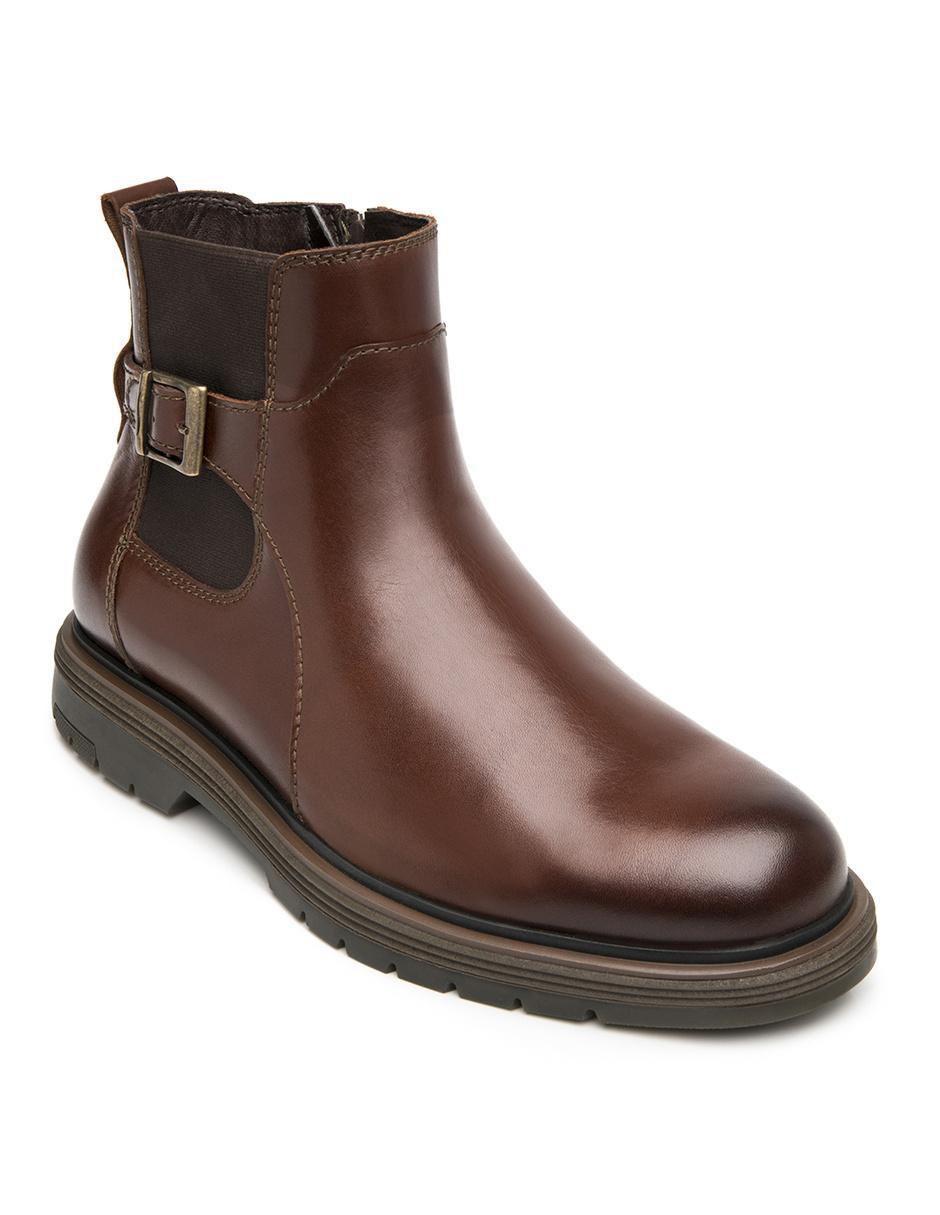 Botín de piel para hombre