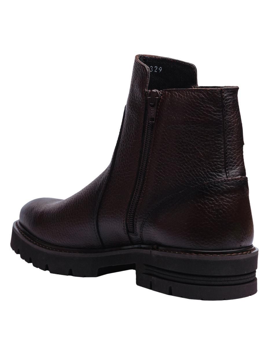Botín de piel para hombre 4