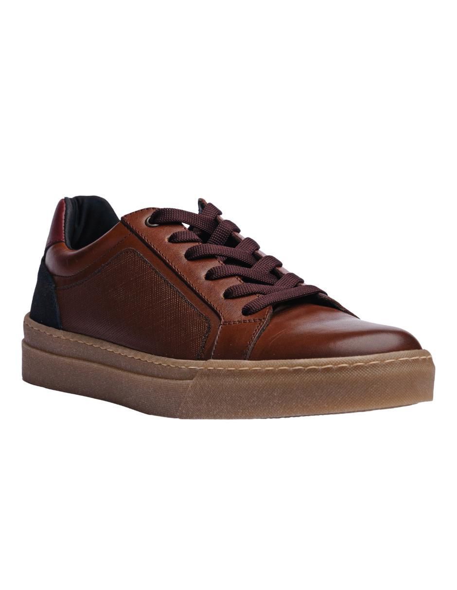 Tenis de piel para hombre