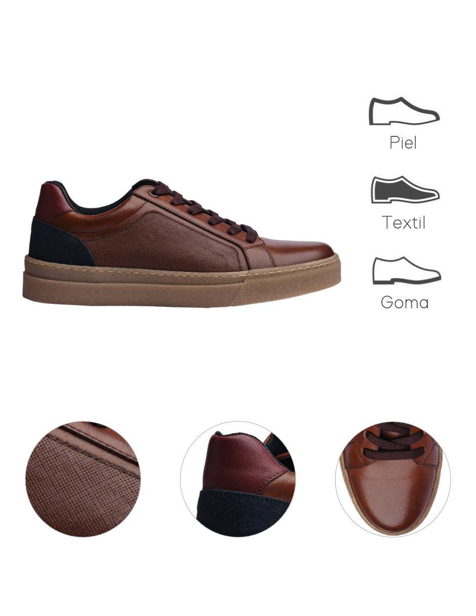 Tenis de piel para hombre 8