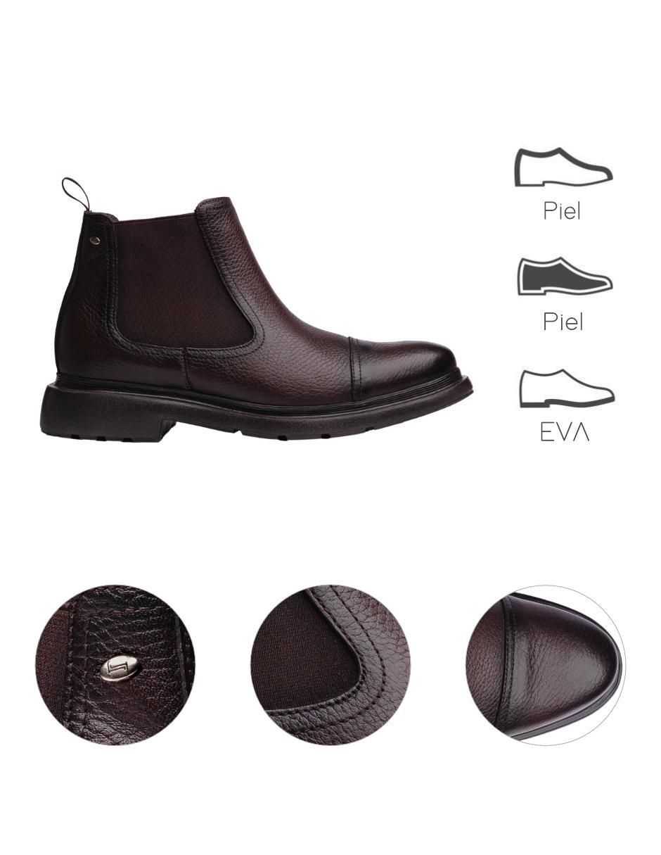 Botín de piel para hombre 8