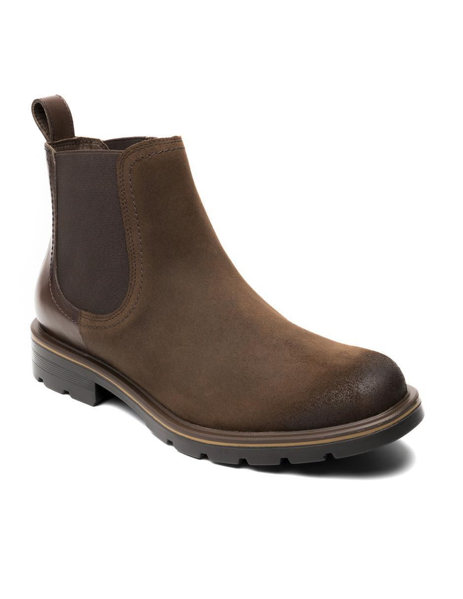 Botín de piel para hombre