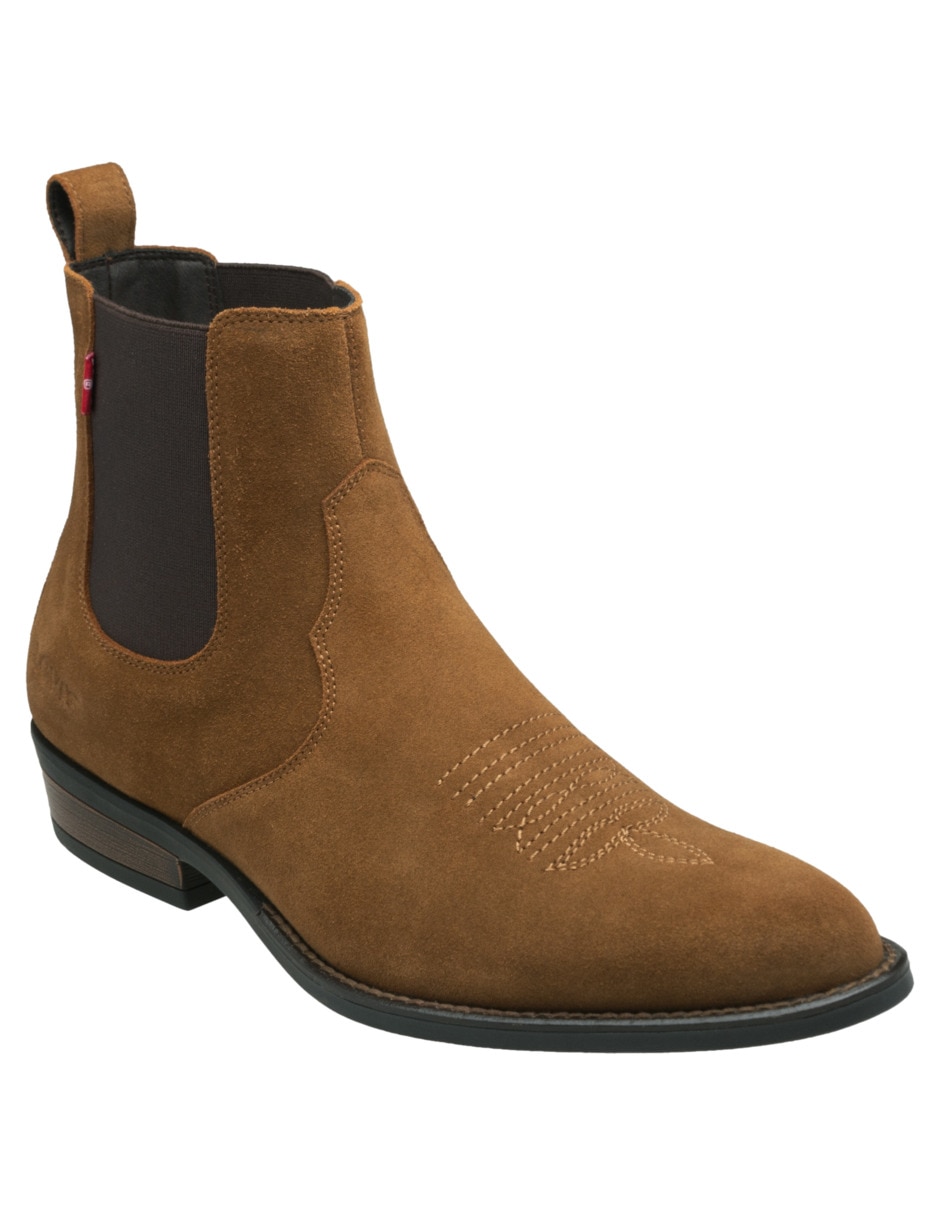 Bota de piel para hombre