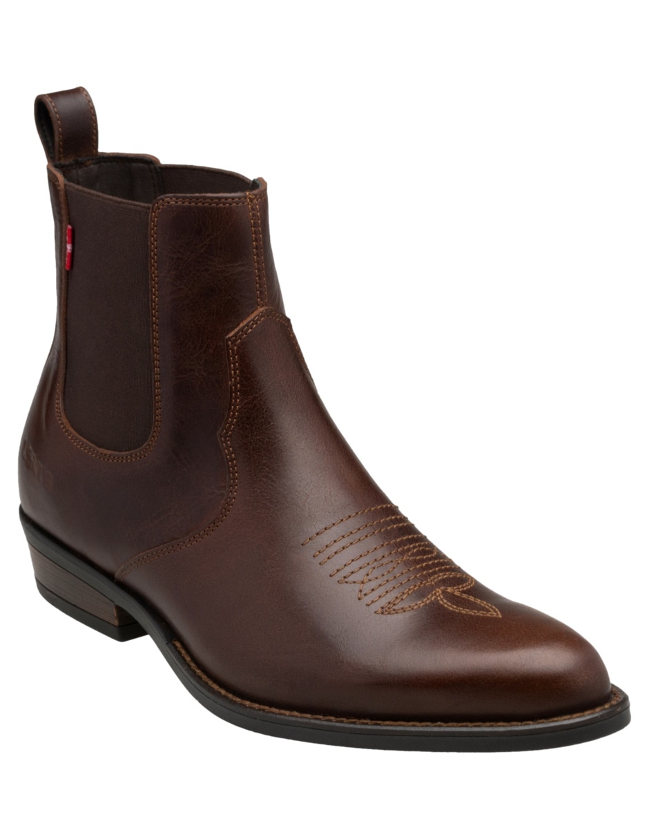 Bota de piel para hombre