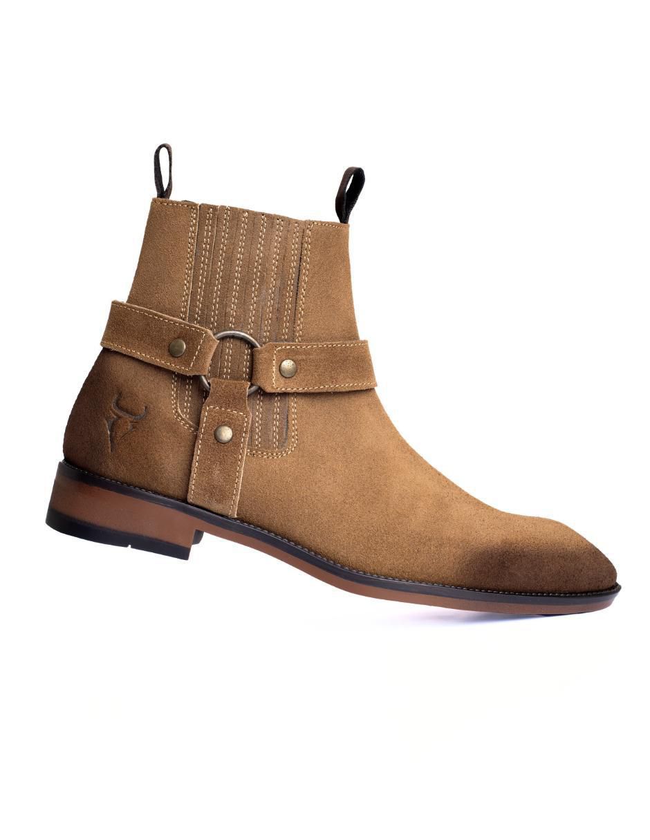 Botín de piel para hombre