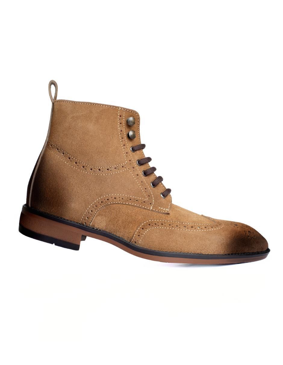 Botín de piel para hombre