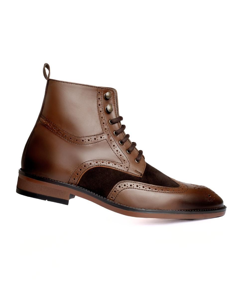 Botín de piel para hombre