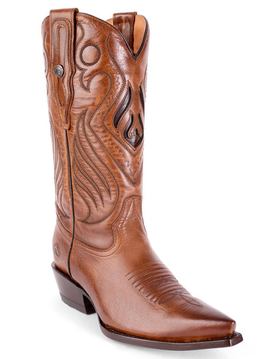 Bota Vaquera de piel para hombre
