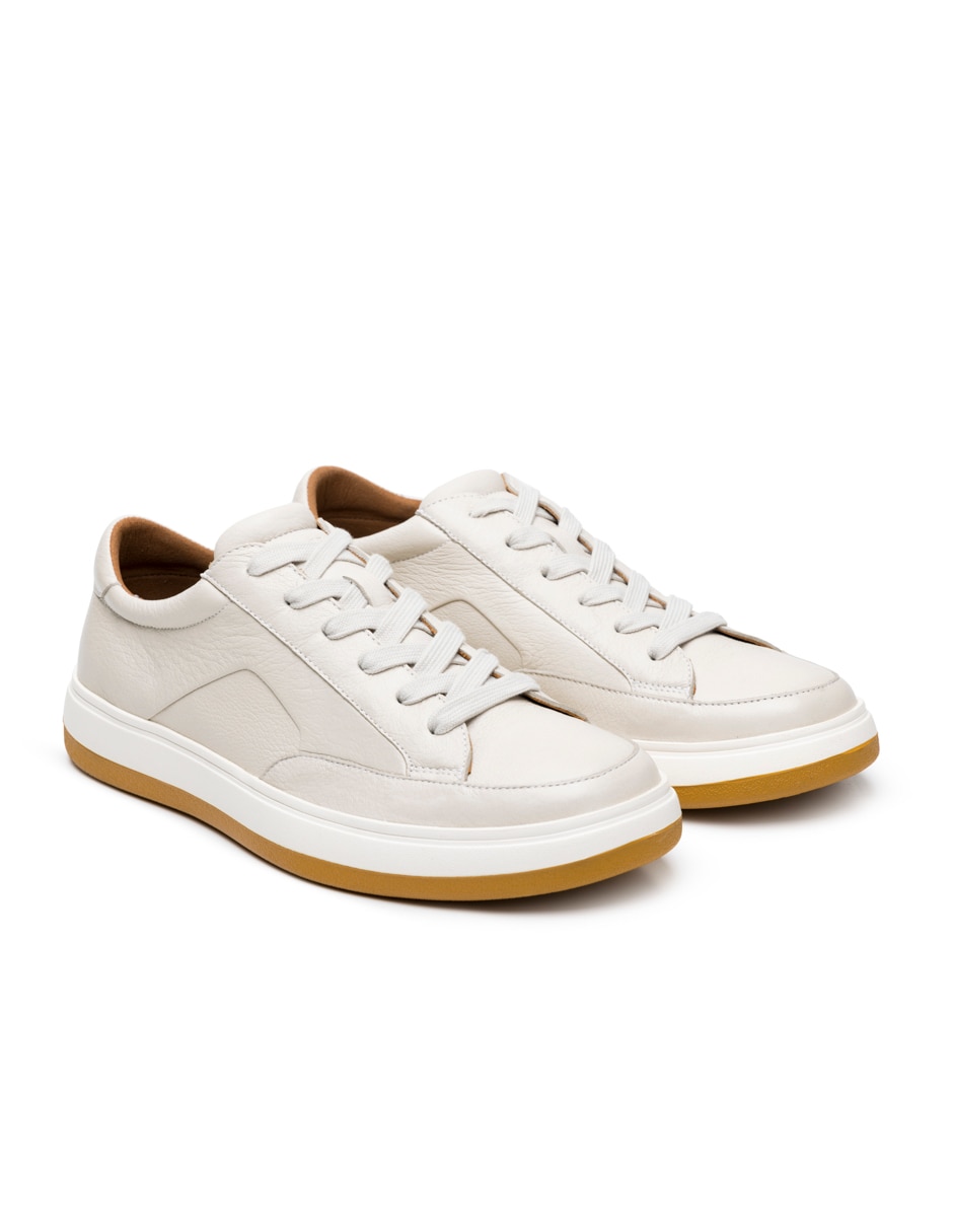 Tenis de piel para hombre 7