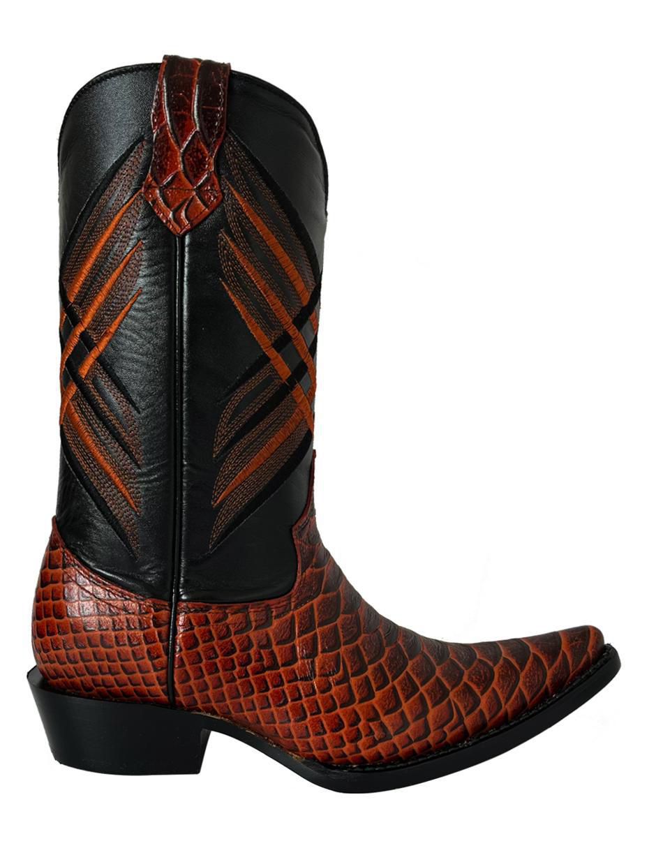 Bota Vaquero de piel para hombre
