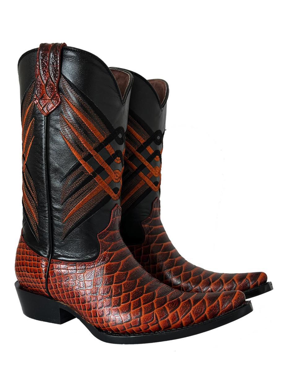 Bota Vaquero de piel para hombre 6