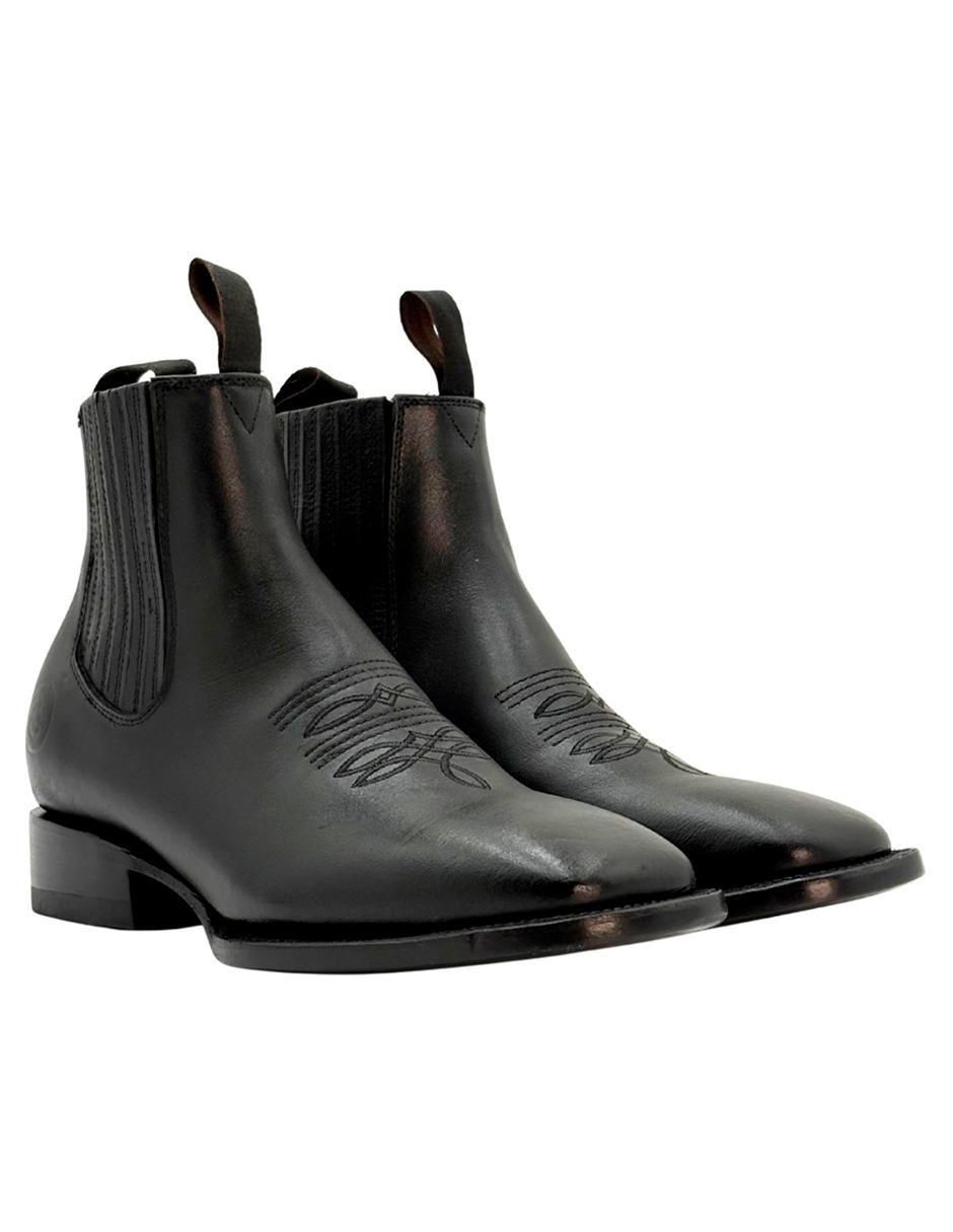 Bota/botín calzado del bajío sin familia o colección "de" piel "para hombre"