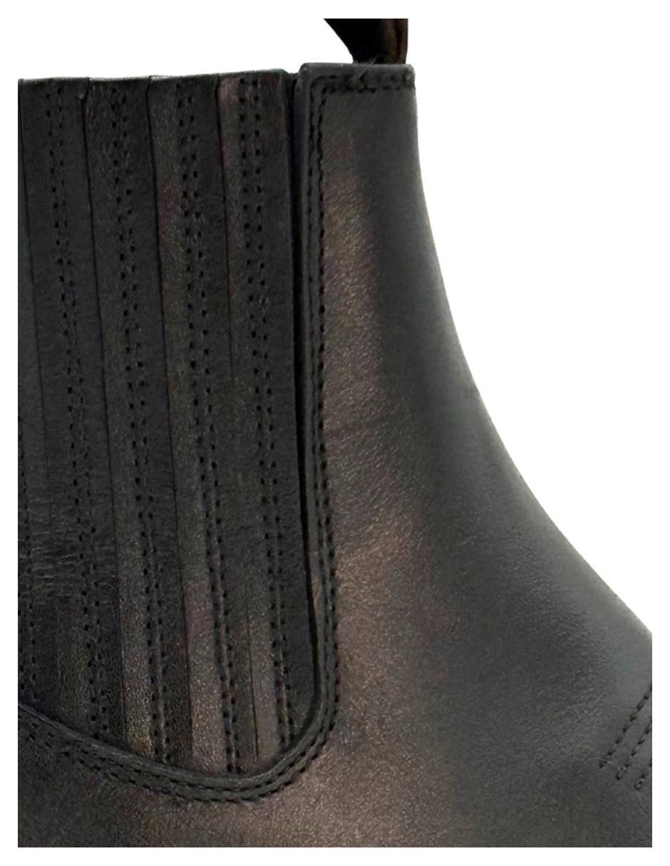 Bota/botín calzado del bajío sin familia o colección "de" piel "para hombre"