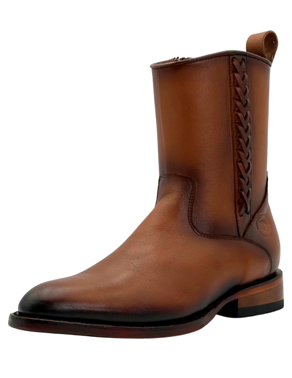 Bota/botín calzado del bajío sin familia o colección "de" piel "para hombre"