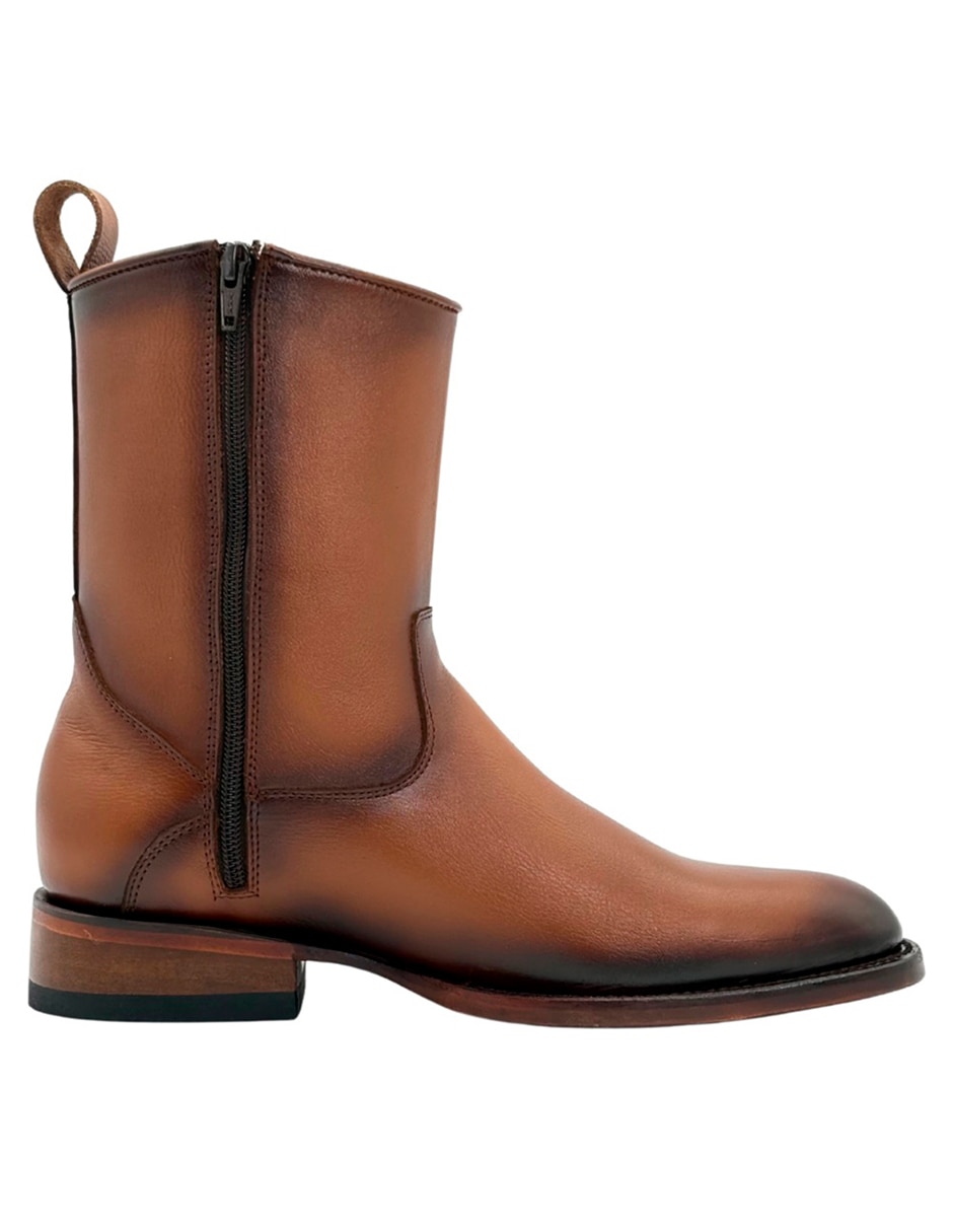 Bota/botín calzado del bajío sin familia o colección "de" piel "para hombre"