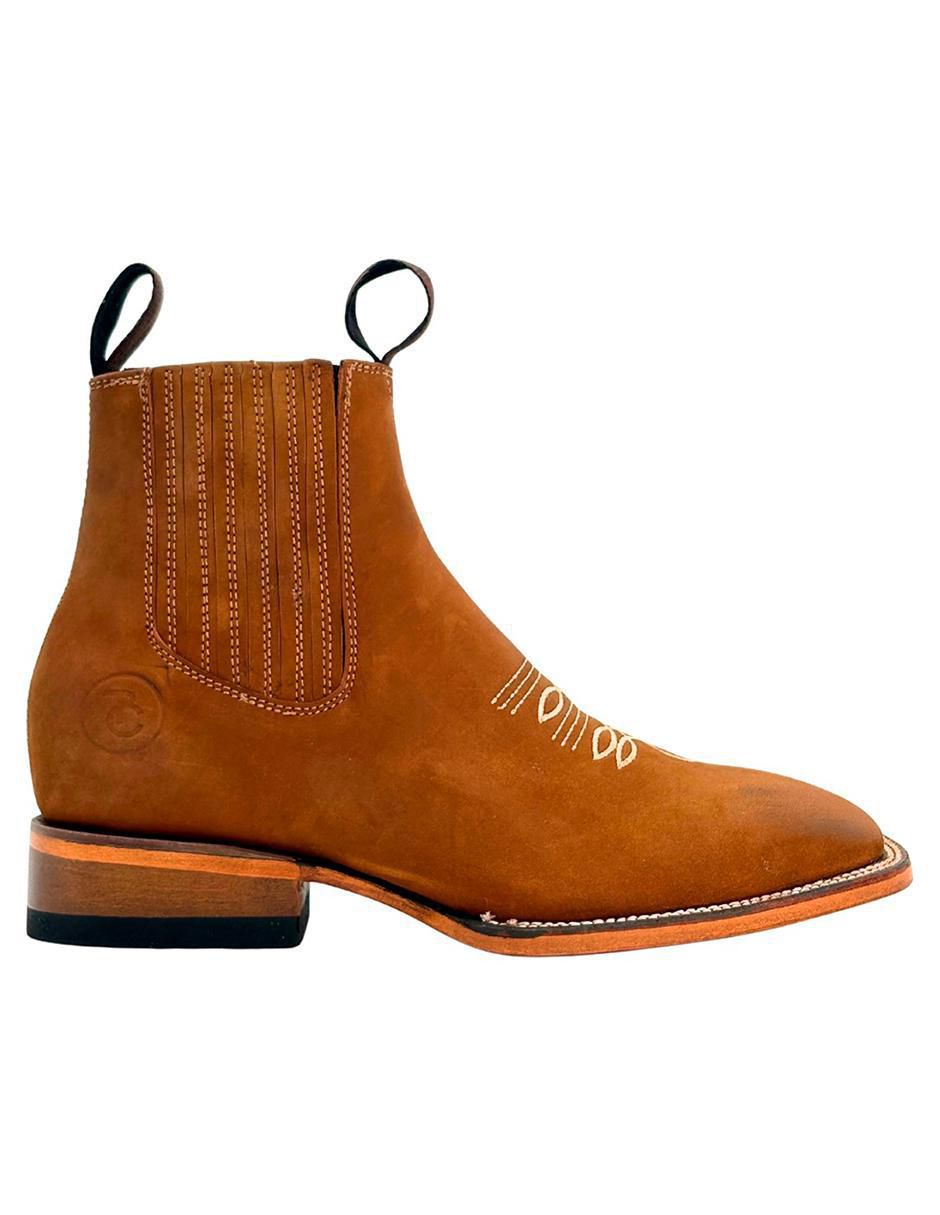 Botín Vaquero de piel para hombre