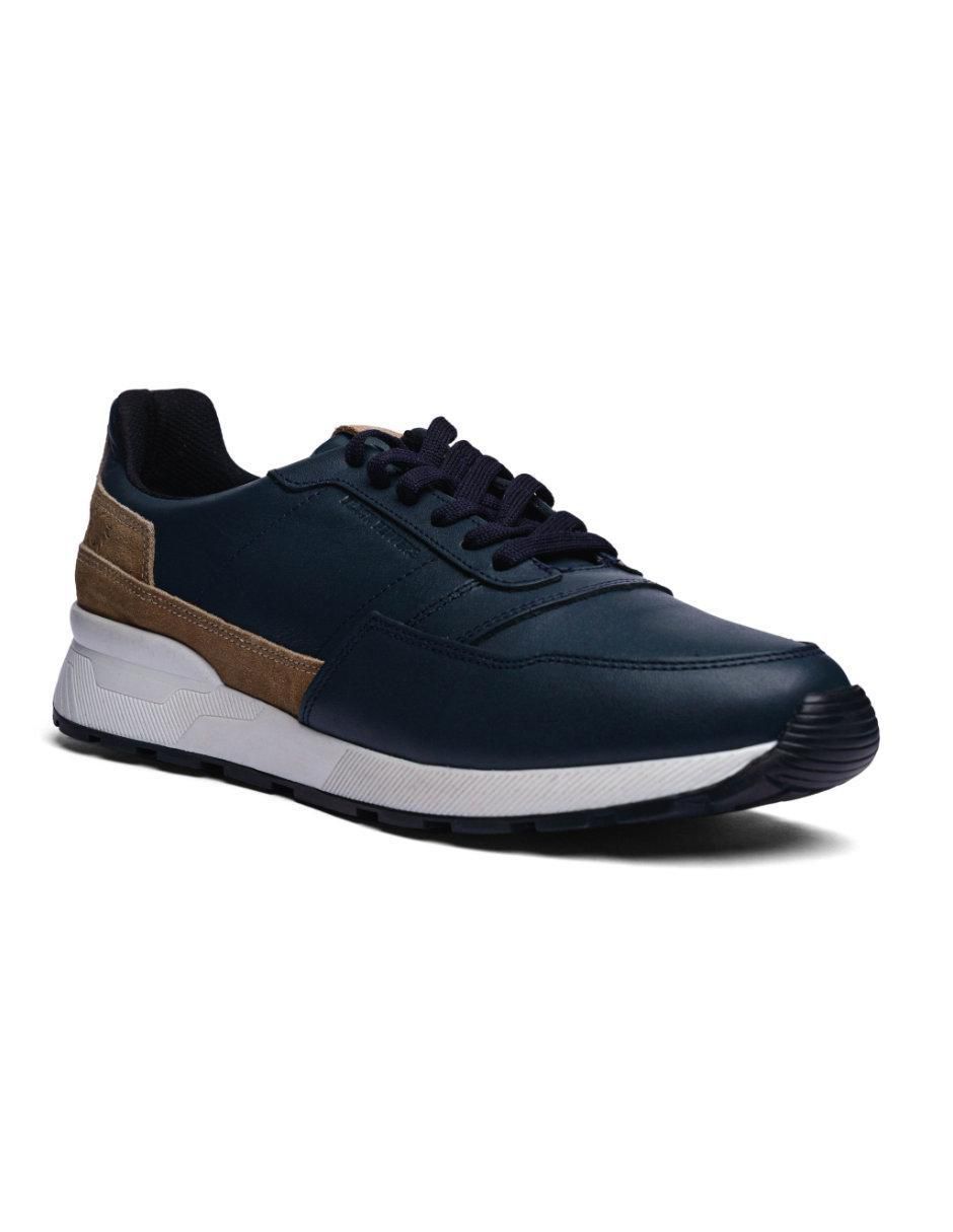 Tenis de piel para hombre