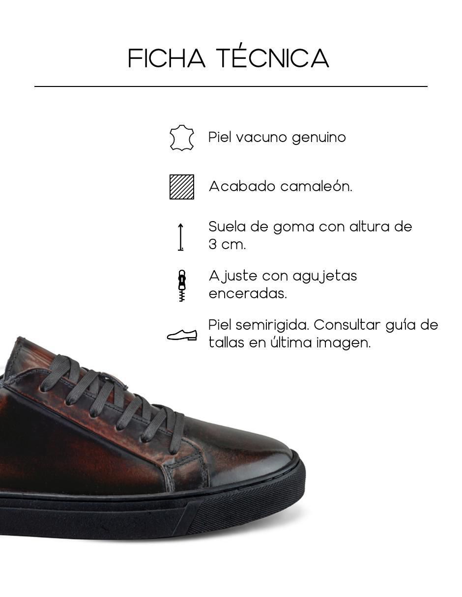 Tenis de piel para hombre 7