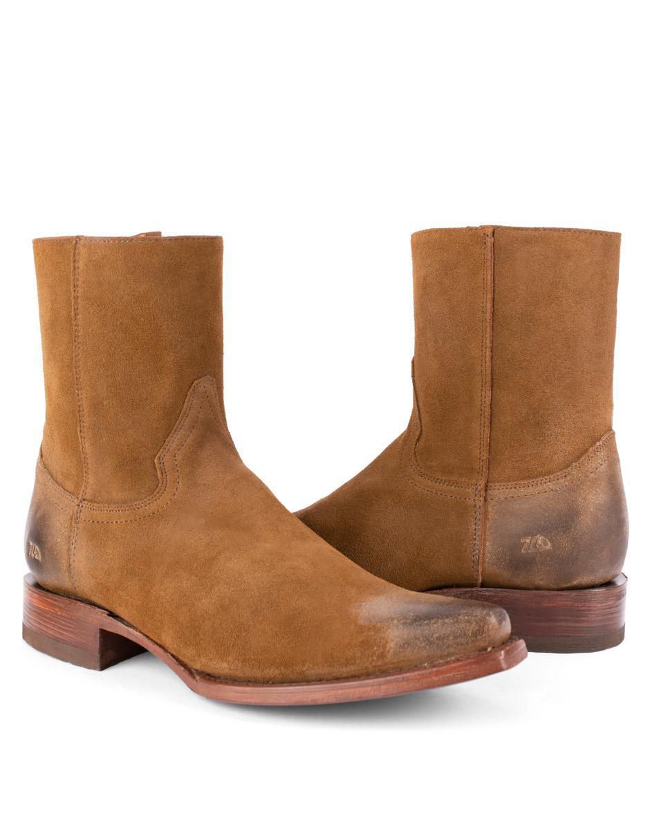 Botín Vaquero de piel para hombre 5