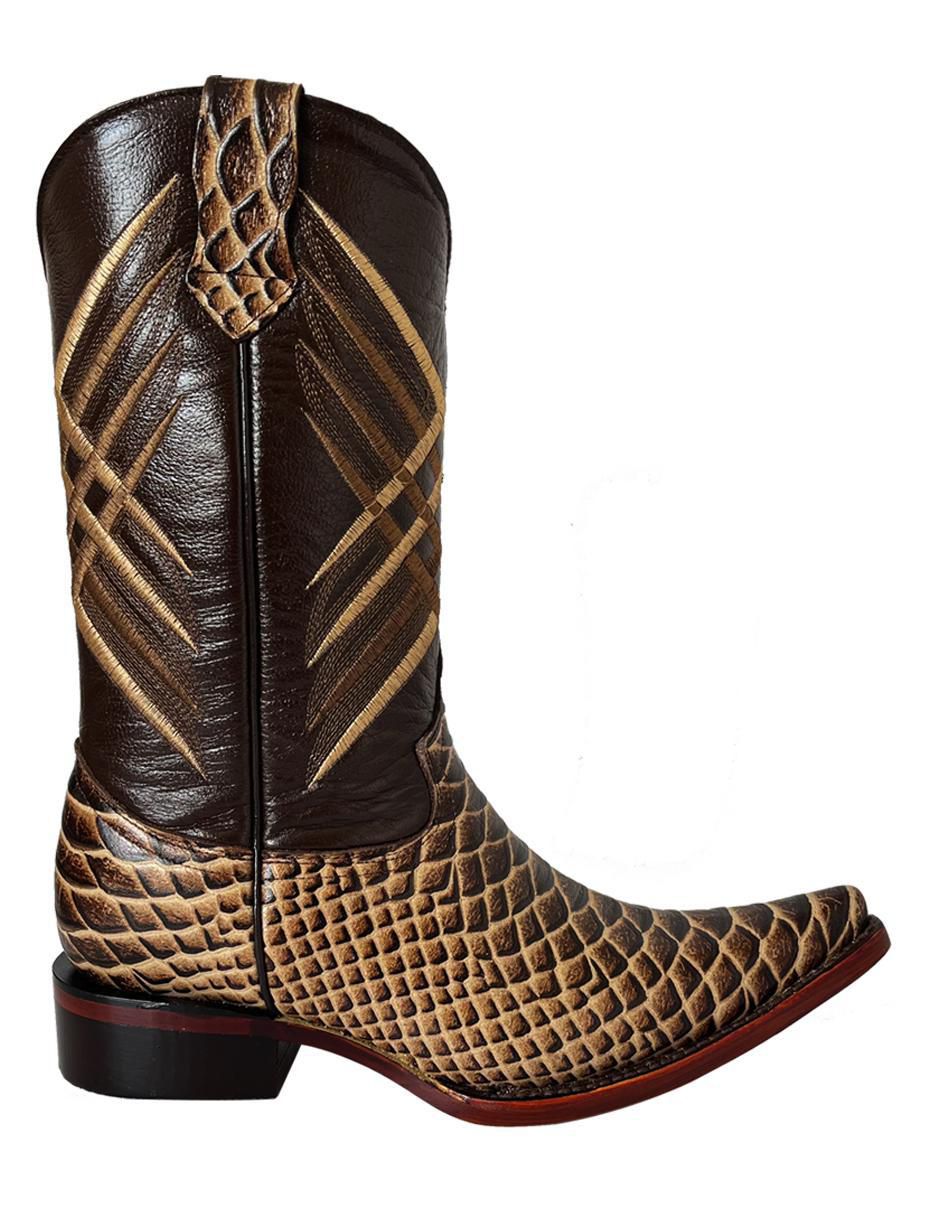 Bota Vaquero de piel para hombre