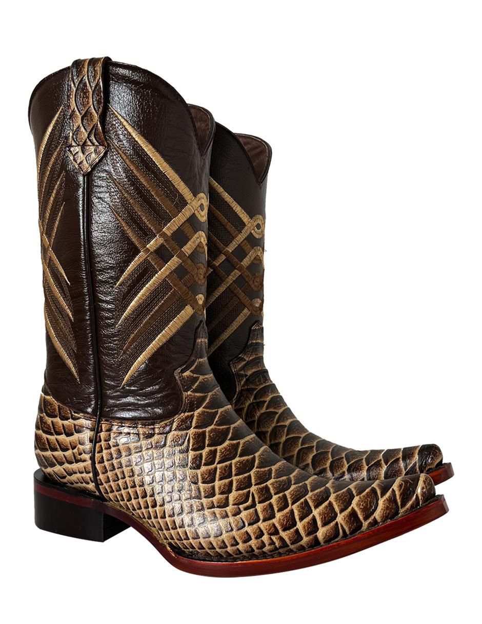 Bota Vaquero de piel para hombre 6