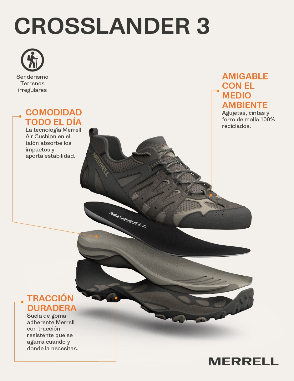 Tenis de piel Crosslander para hombre 2
