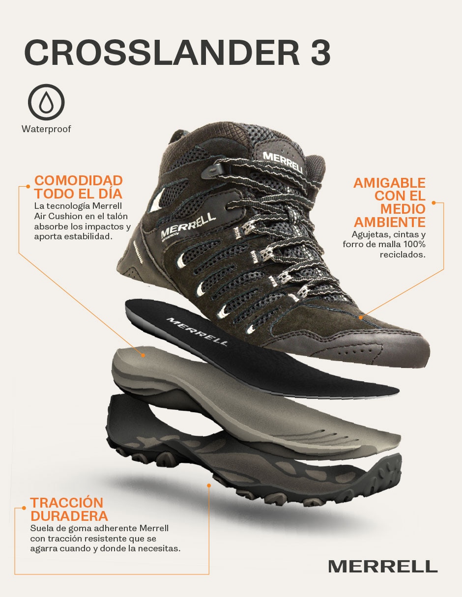 Bota Crosslander de piel para hombre 2