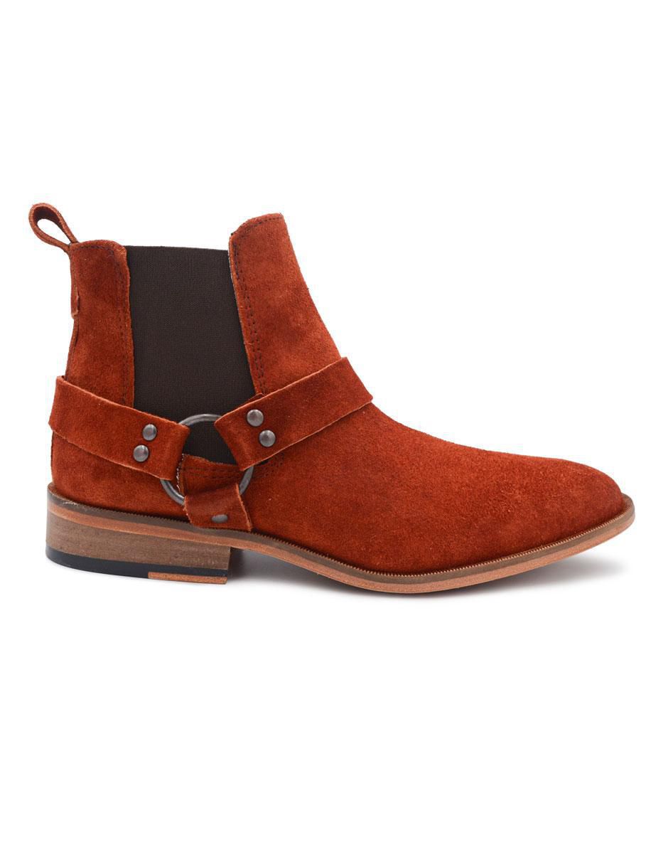 Botín de piel para hombre