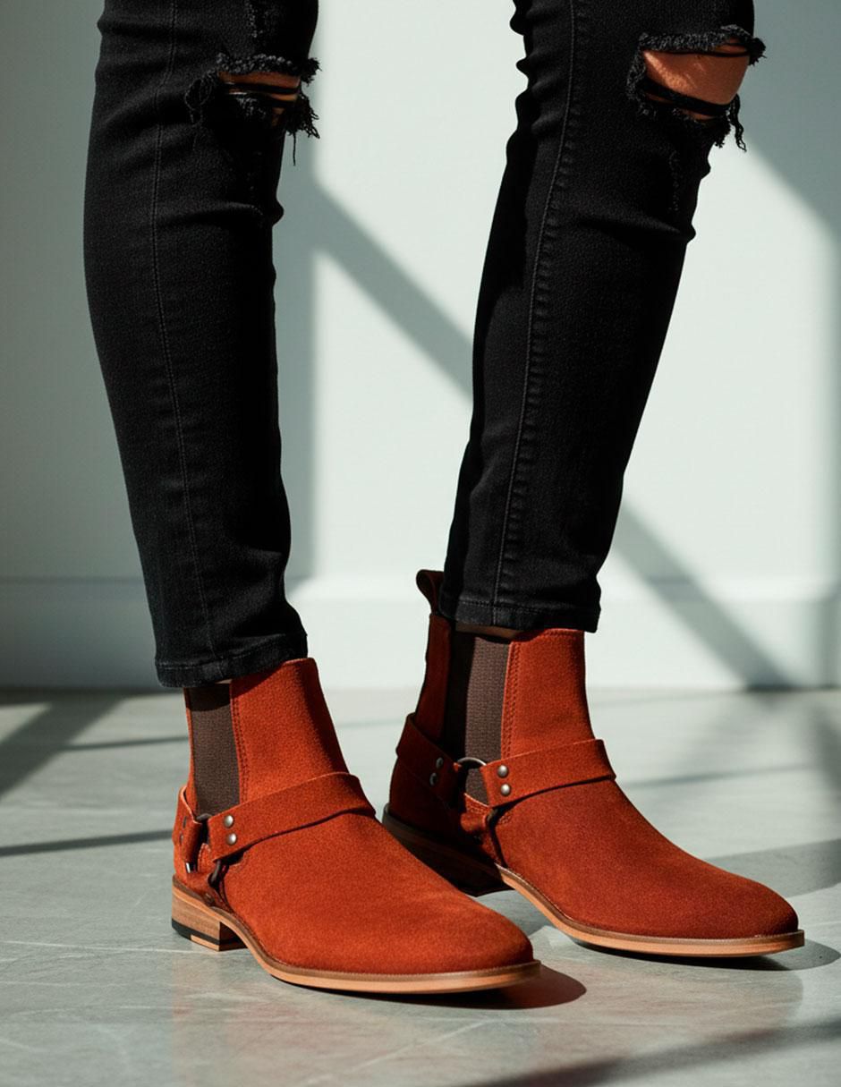 Botín de piel para hombre 2