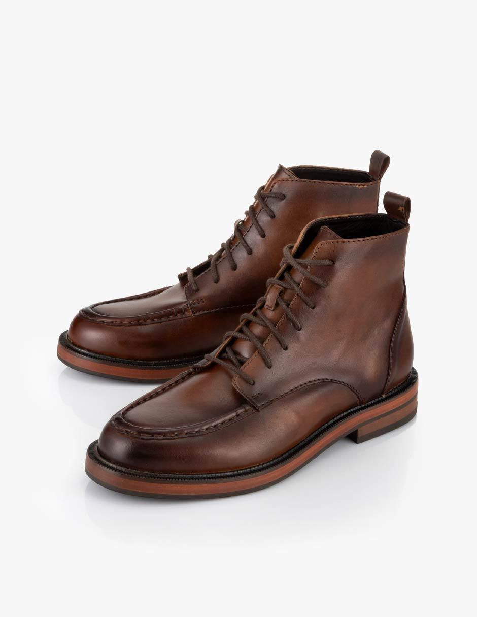 Botín de piel para hombre 4
