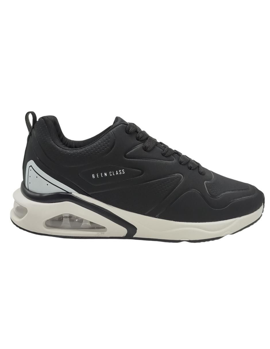 "tenis" "de piel"(si aplica) been class sin familia o colección  "para hombre"