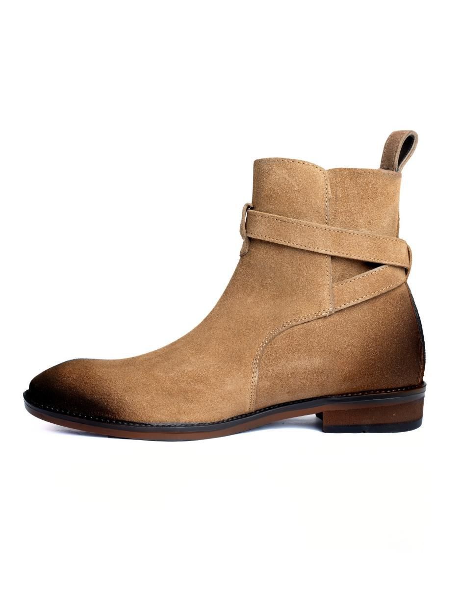 Botín de piel para hombre