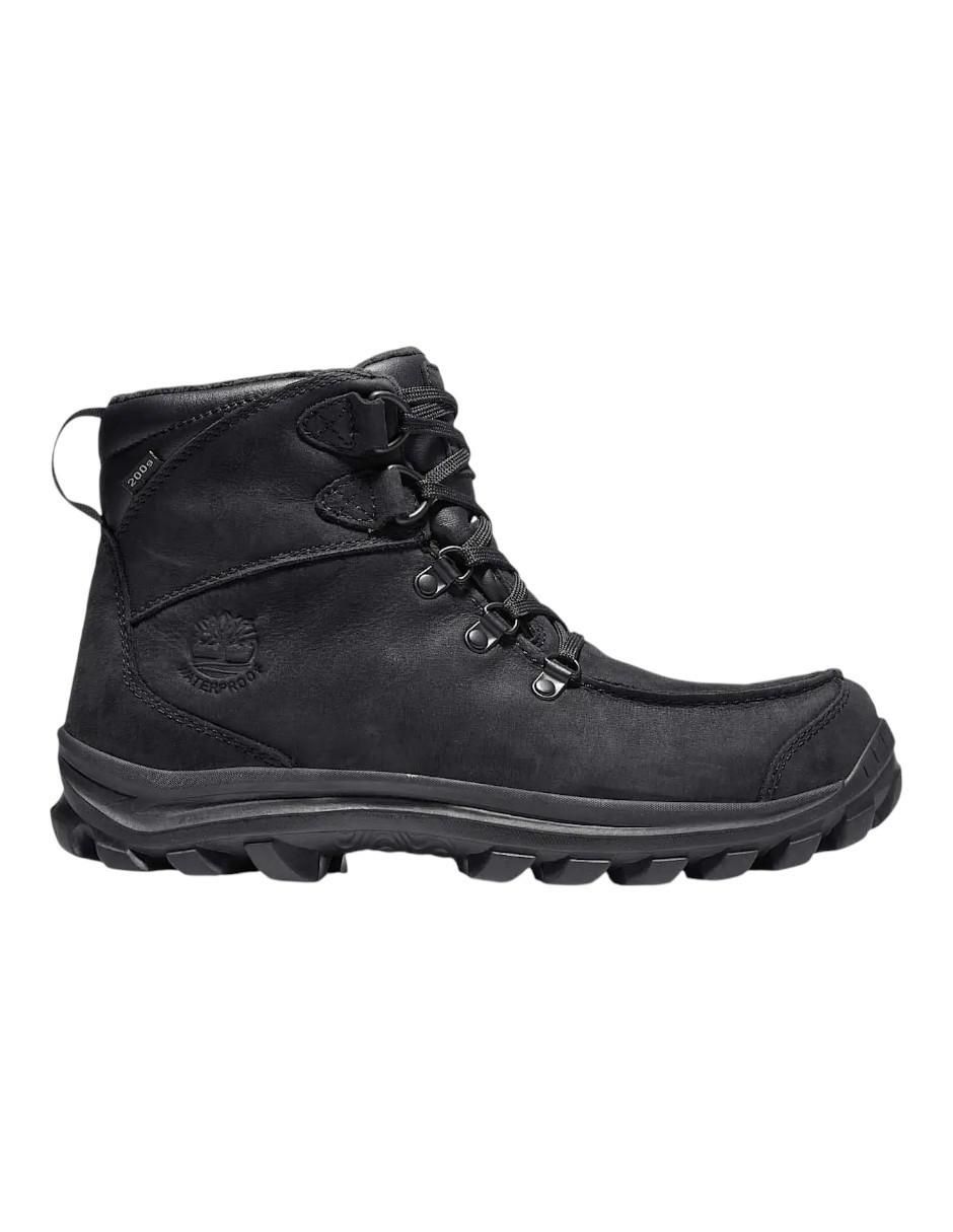 Bota Chillberg Black de cuero para hombre