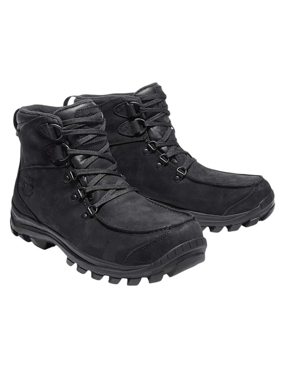 Bota Chillberg Black de cuero para hombre 3