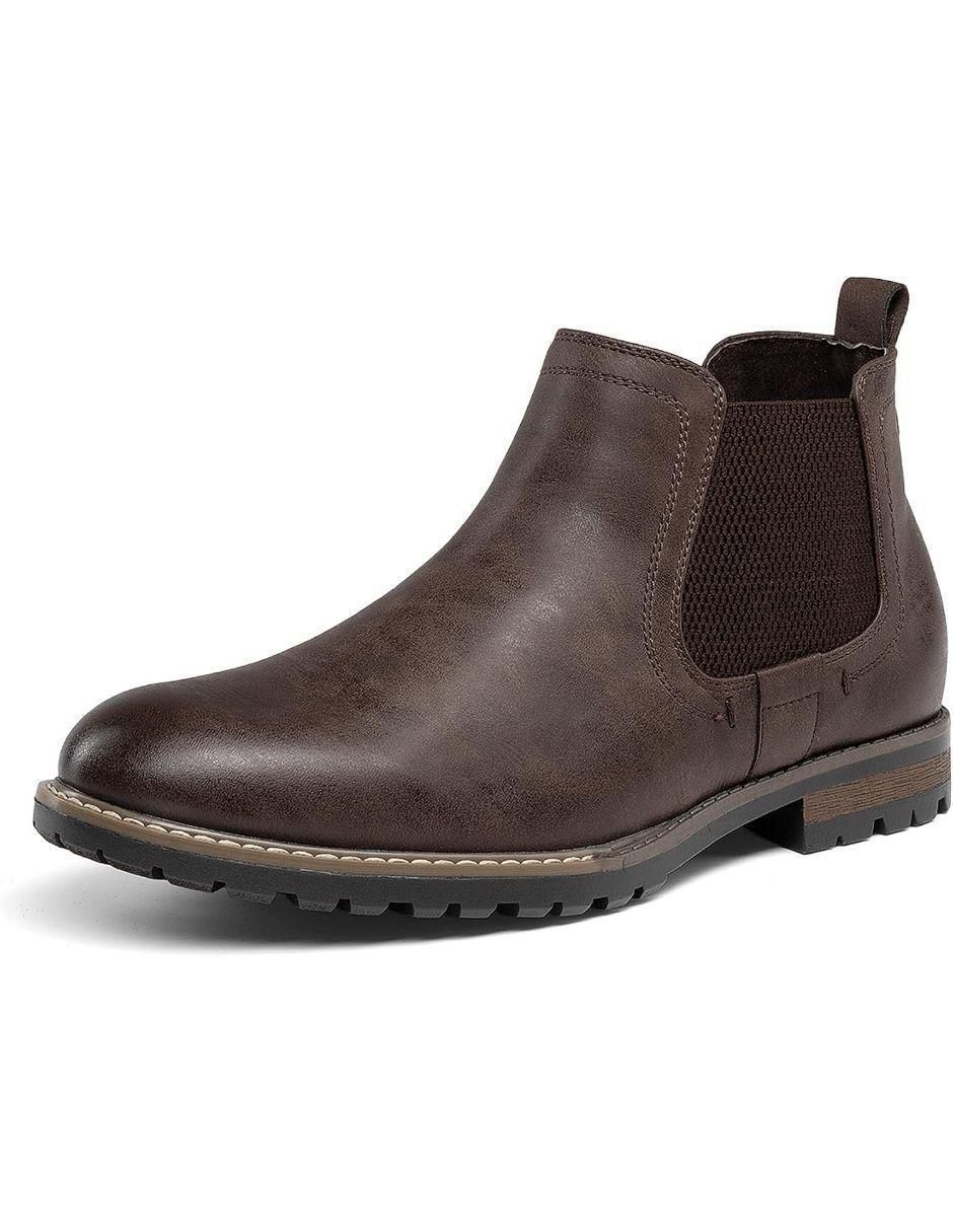 Botín de piel para hombre