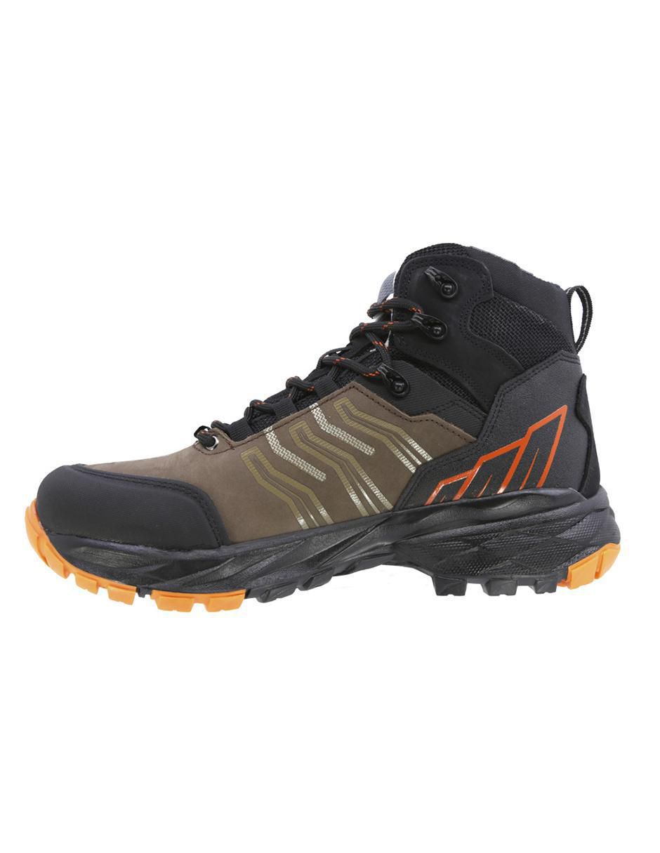 Botín Outdoor de piel para hombre 4