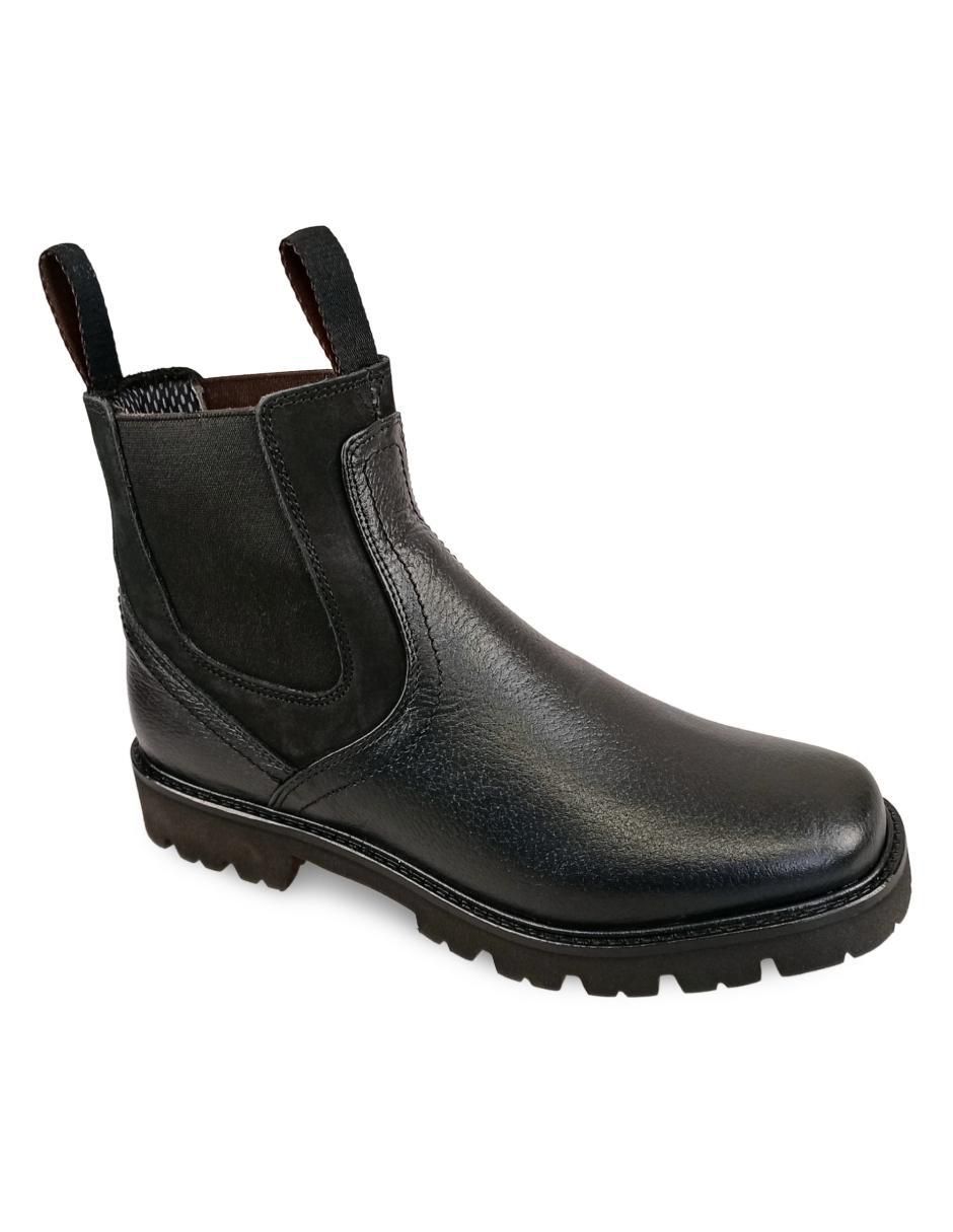 Bota Chelsea de piel para hombre