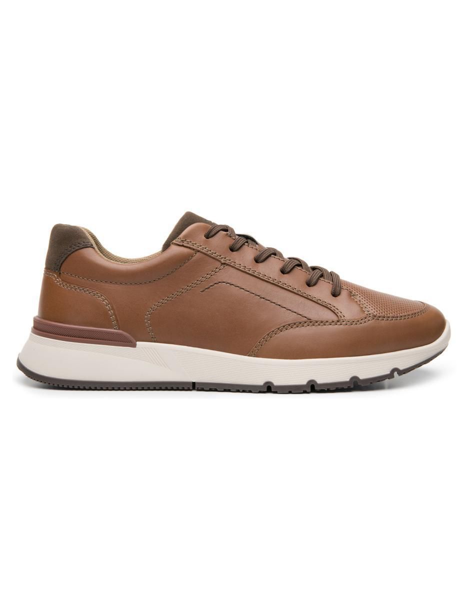 Tenis de piel para hombre