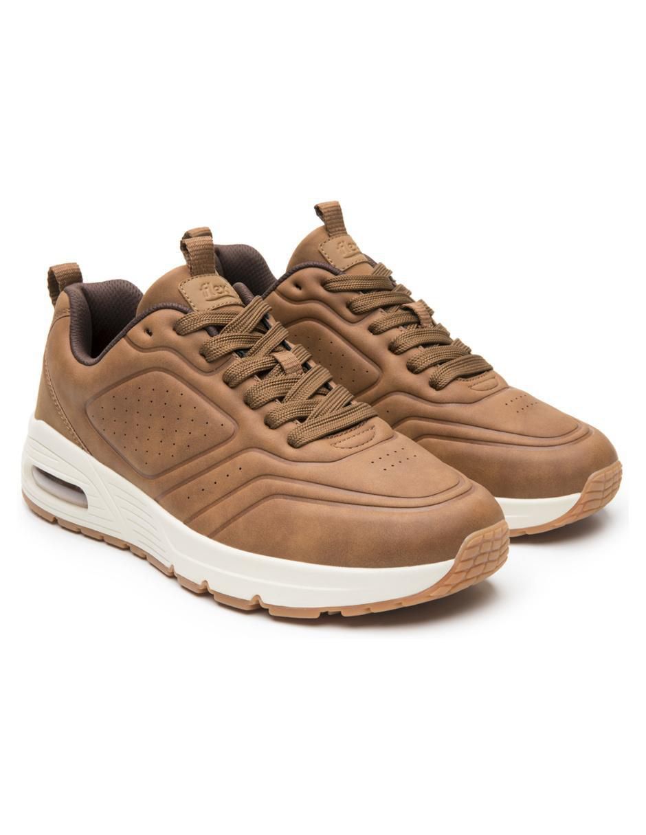 "tenis" "de piel"(si aplica) flexi sin familia "para hombre"