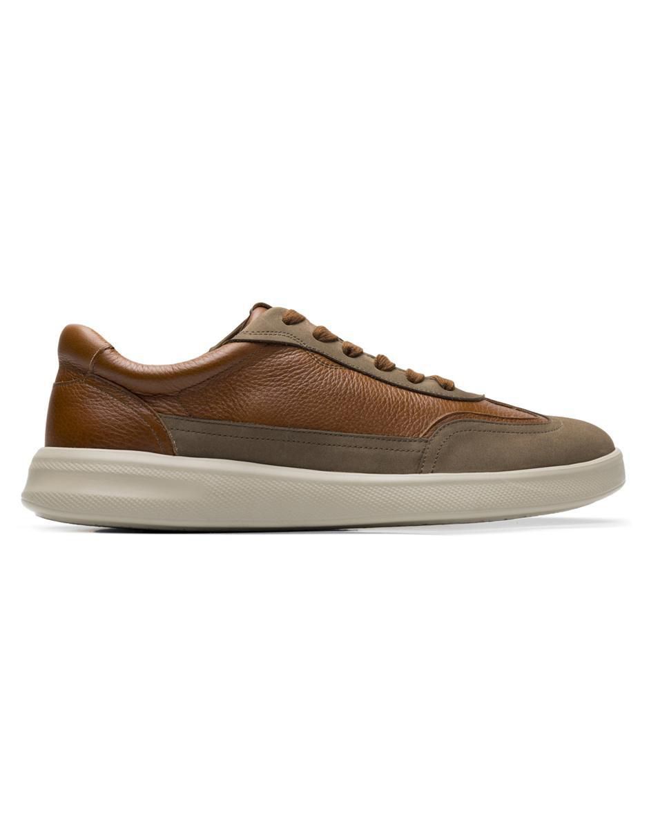 Tenis de piel para hombre