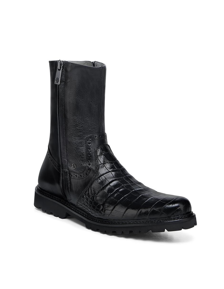 Bota de piel para hombre