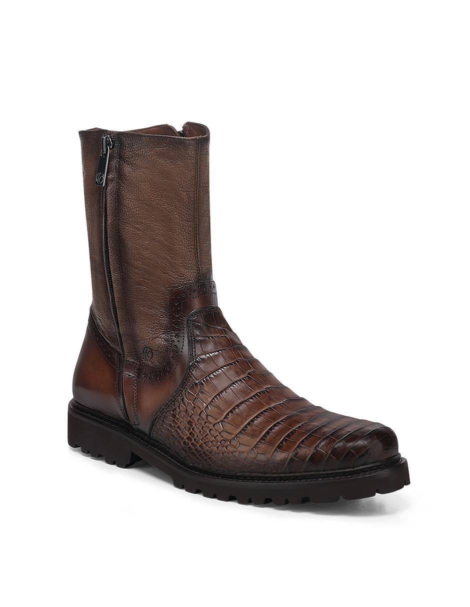 Bota de piel para hombre